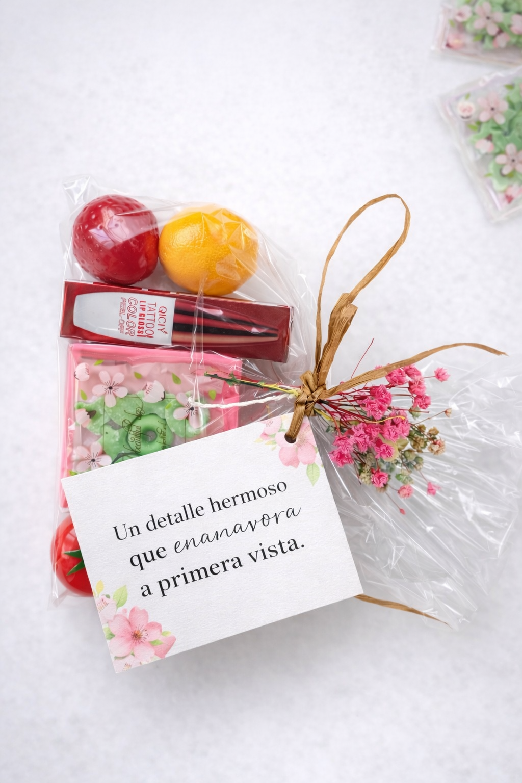 Thoughtful Gift Set – Fruit Lip Glosses, Intimate Soap & Floral Hand Soaps