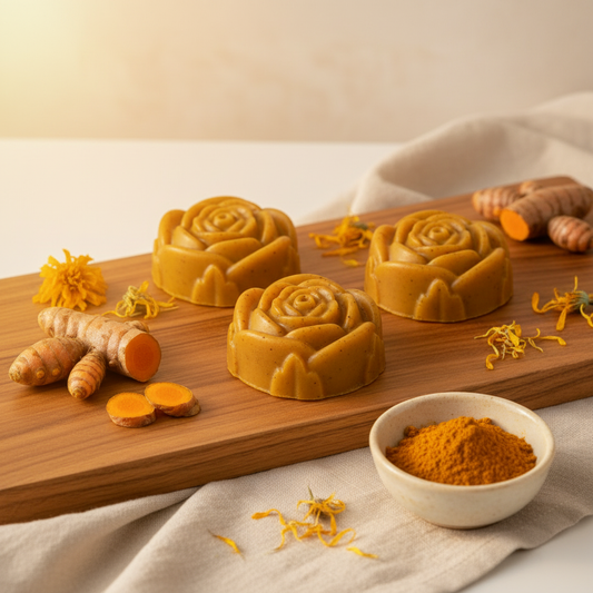 3-Pack Turmeric Soap - Lifestyle