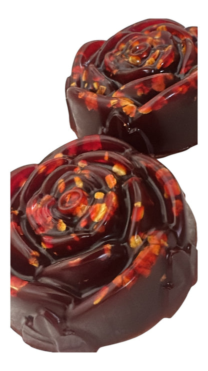 Turmeric and oatmeal soap bars in a 3-pack by shovota for natural glow and gentle cleansing.