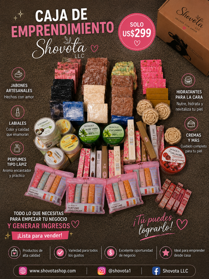 Beauty & Care Entrepreneur Box – 80 Assorted Products | Shovota