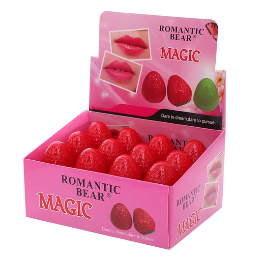Romantic Bear Magic Fruit Lip Balm – Box of 24 Units
