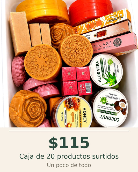 Caja de 20 productos surtidos Shovota $115